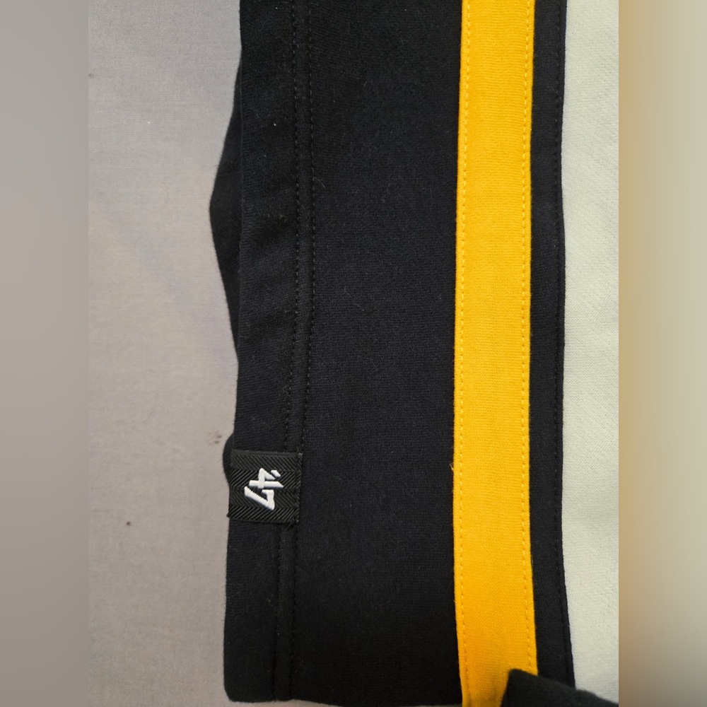 NFL Men's Black and Yellow Pittsburgh Steelers Hoodie - Picture 7 of 13